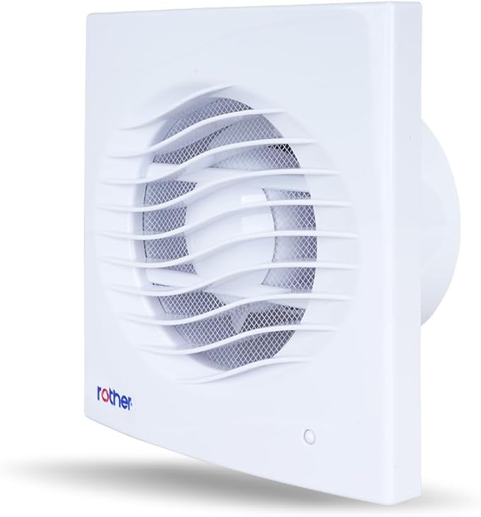 ROTHER Silent Bathroom Extractor Fan 4" | Timer, IP44, Quiet 31dB