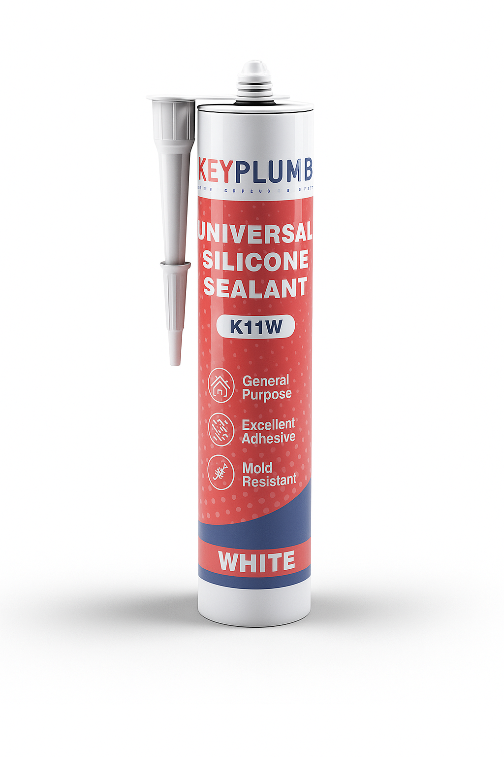 General Purpose Silicone Sealant – White (Multi-Surface Use)