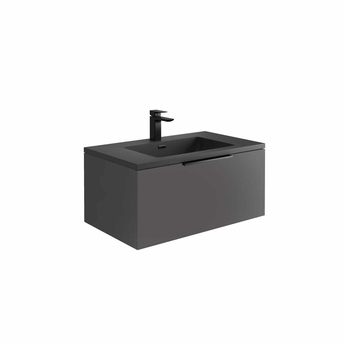 Ambience Basin Grey 80 x 48