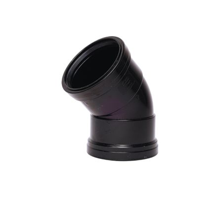 110mm Soil Pipe 45° Bend Fitting