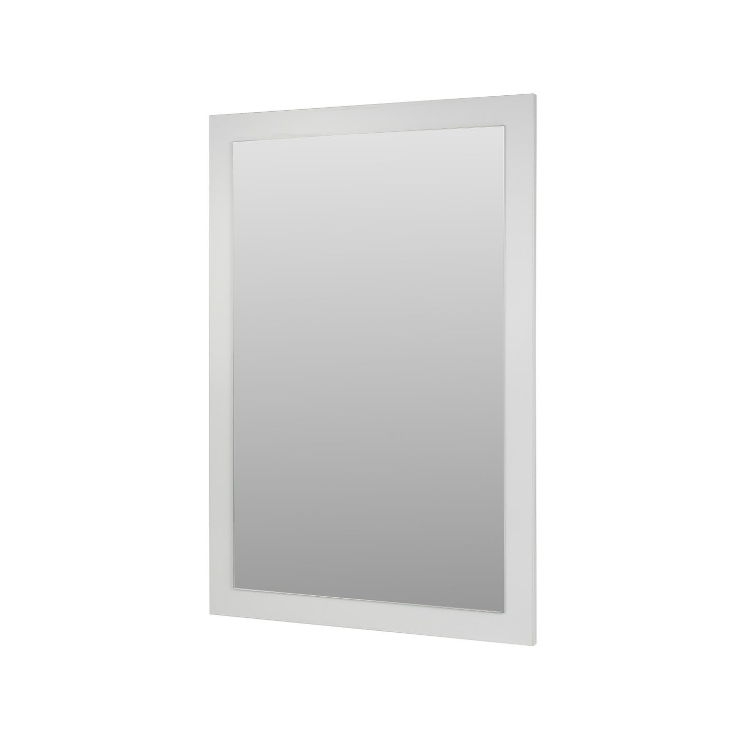 Kore 800 x 500mm Framed Bathroom Mirror – White Gloss