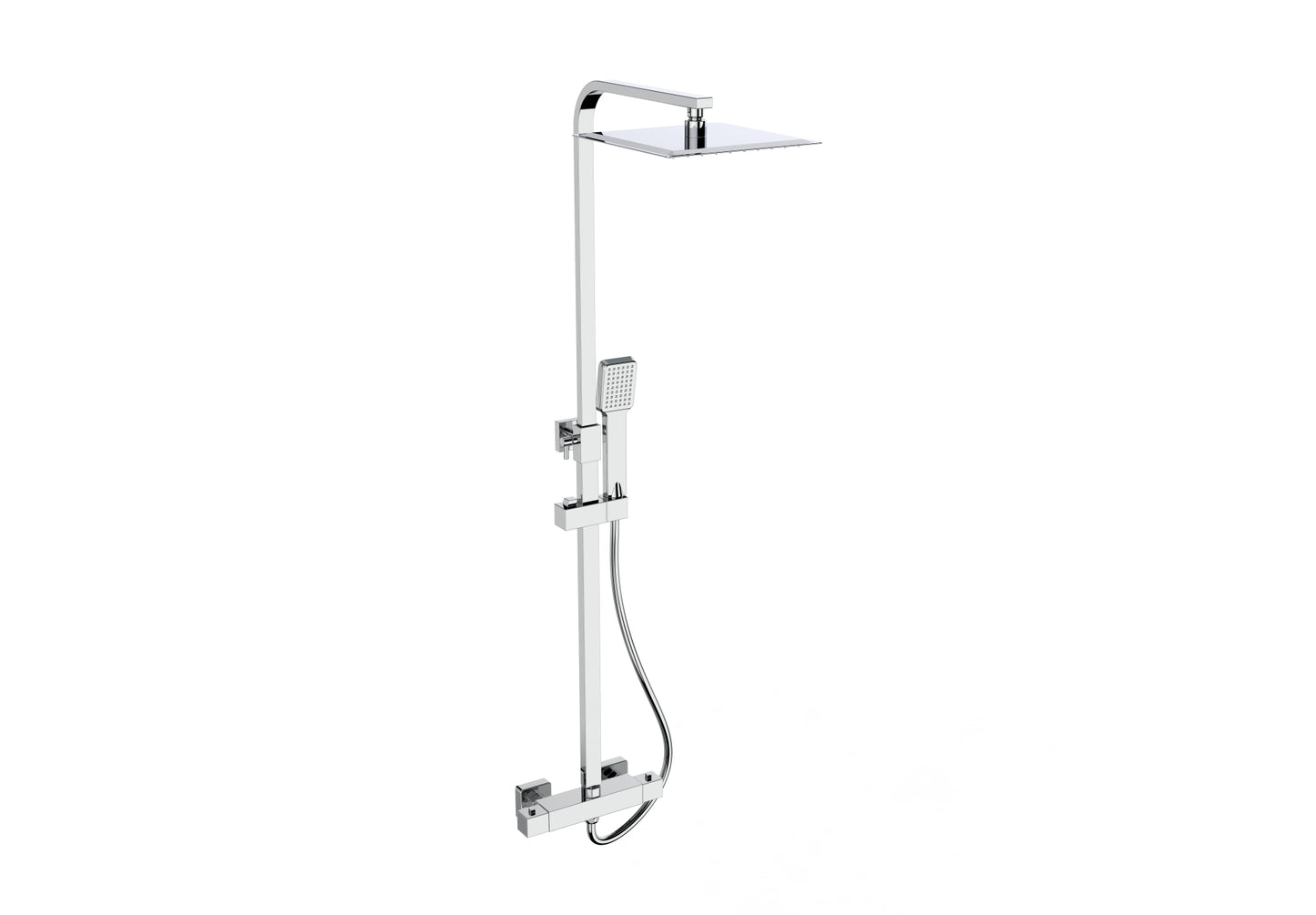 Pure Option 5 Thermostatic Dual‑Head Shower System