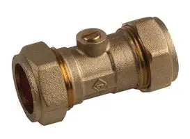 Chrome Isolation Valves – 15mm / 22mm Inline Shut-Off Valve (Screw or Lever)
