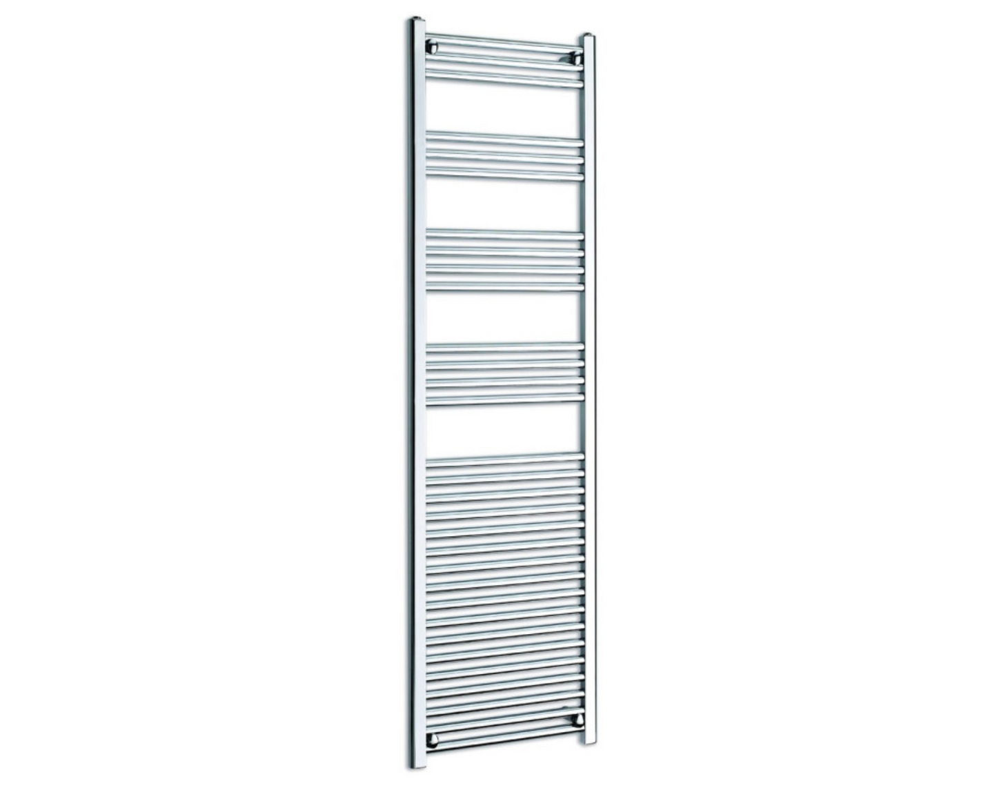 Kartell Chrome 1800mm x 600mm Straight 25mm Towel Rail - 25STR618C