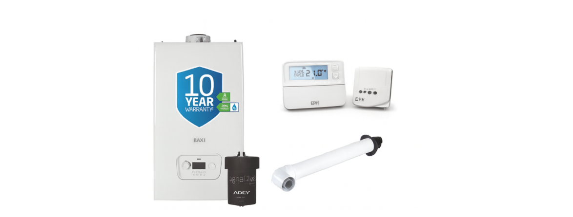 Baxi 830 30kW System 2 Inc Adey Micro 2 Filter - 7814315 - Free EPH CP4 (Flue Included)