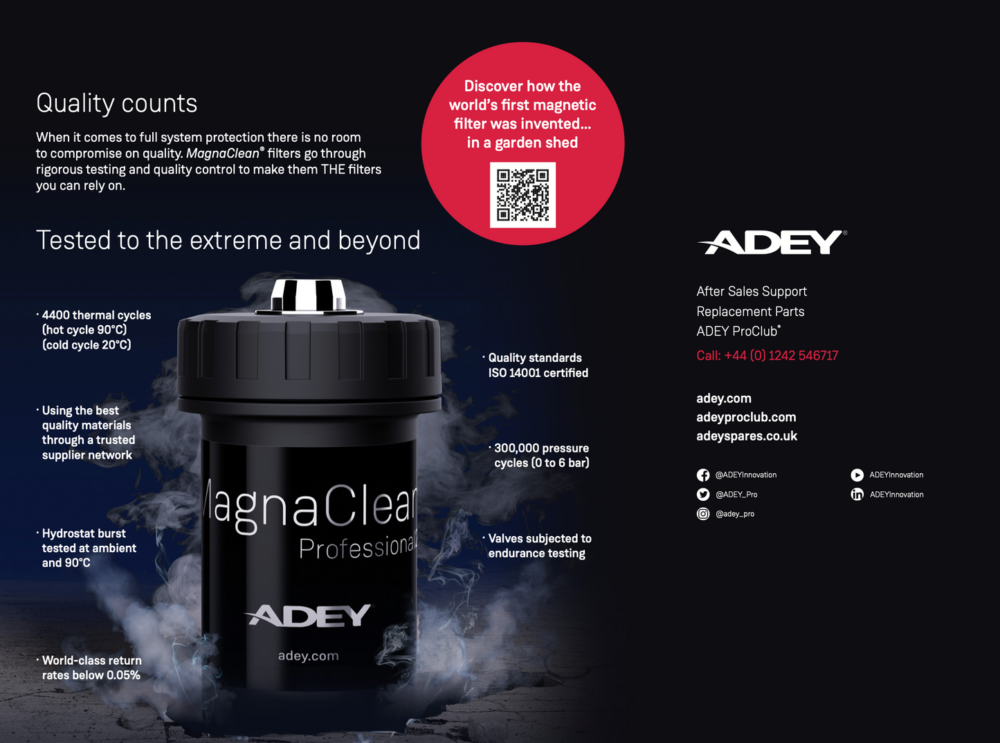 Adey MagnaClean Pro2 Magnetic Filter 22mm CP1-03-00022