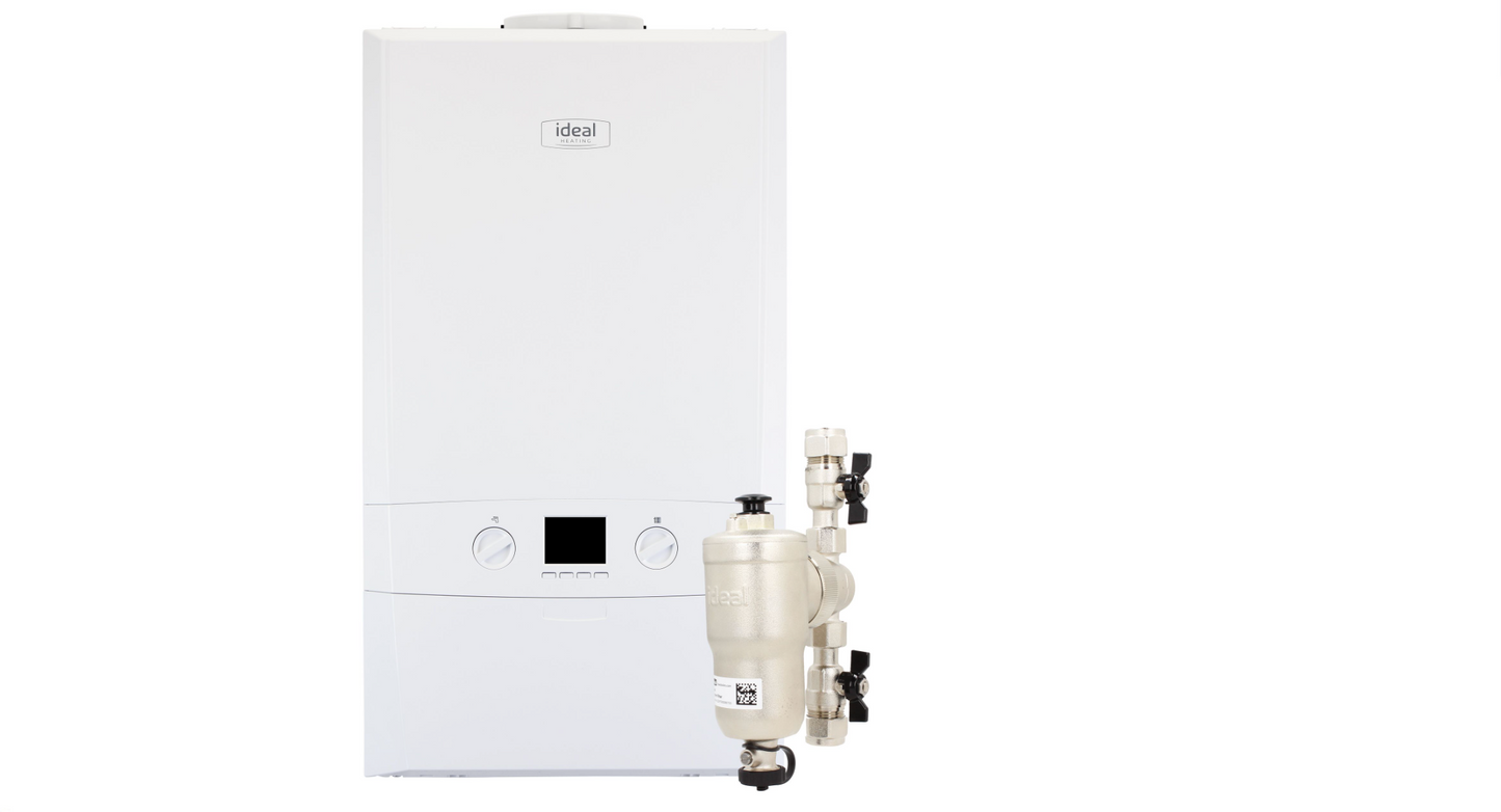 Ideal Logic Max 30kW Combi Boiler – ErP A-Rated with 10-Year Warranty (Flue Included)