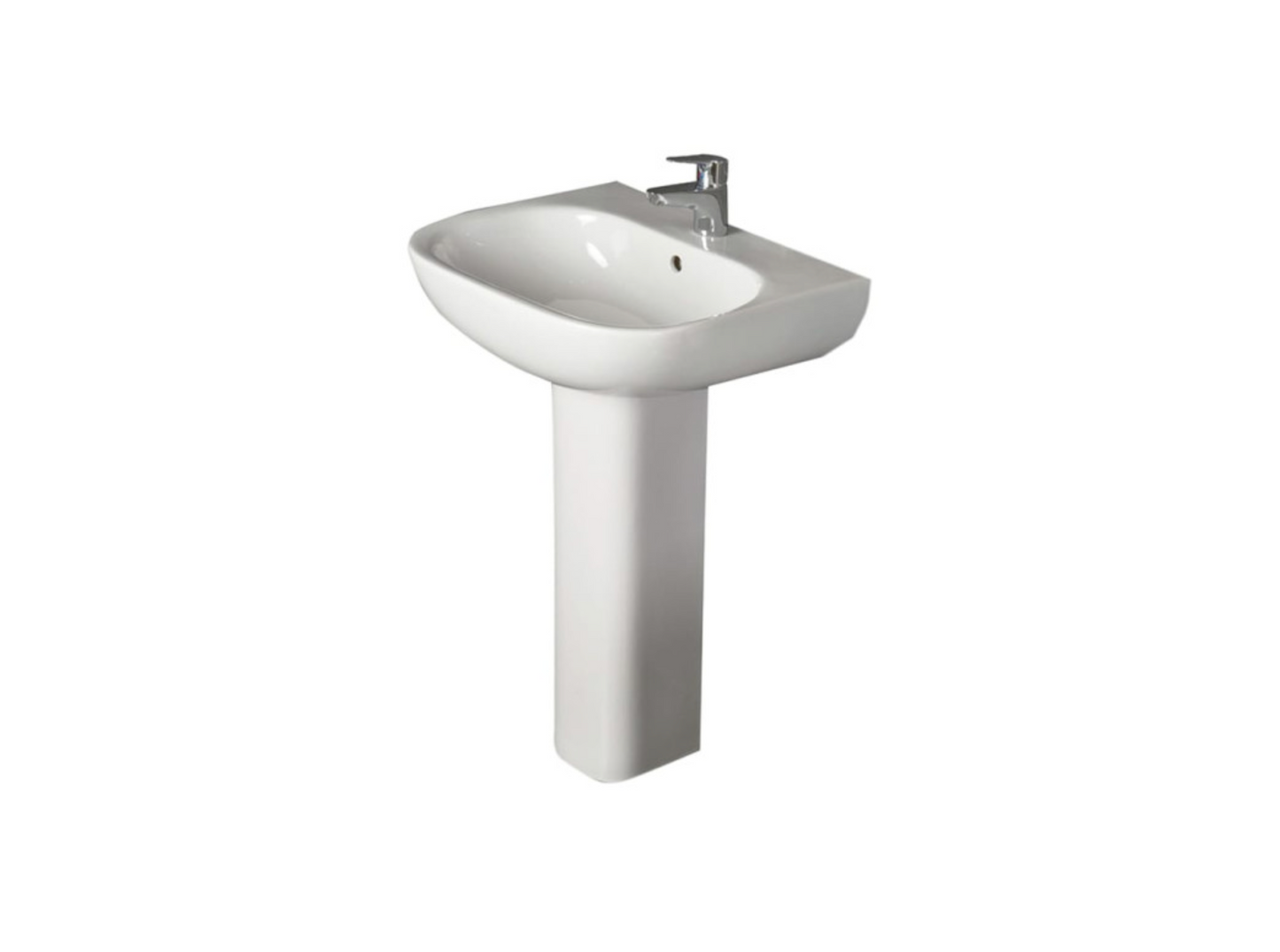 Synergy Lyon Full Pedestal For 550mm Basin (Pedestal Only)