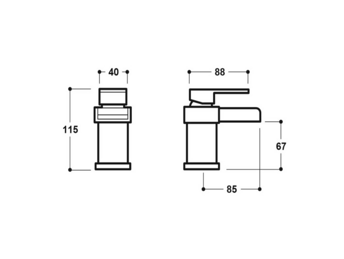 Synergy Studio Z Mini Basin Mixer