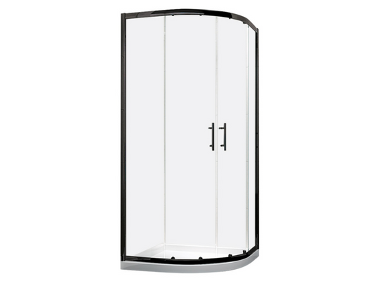 Synergy Vodas 6 900 x 900mm Black 2 Door Quadrant Enclosure