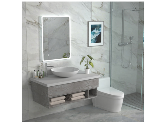 Synergy Yama 600mm LED Strip Mirror With Touch Switch