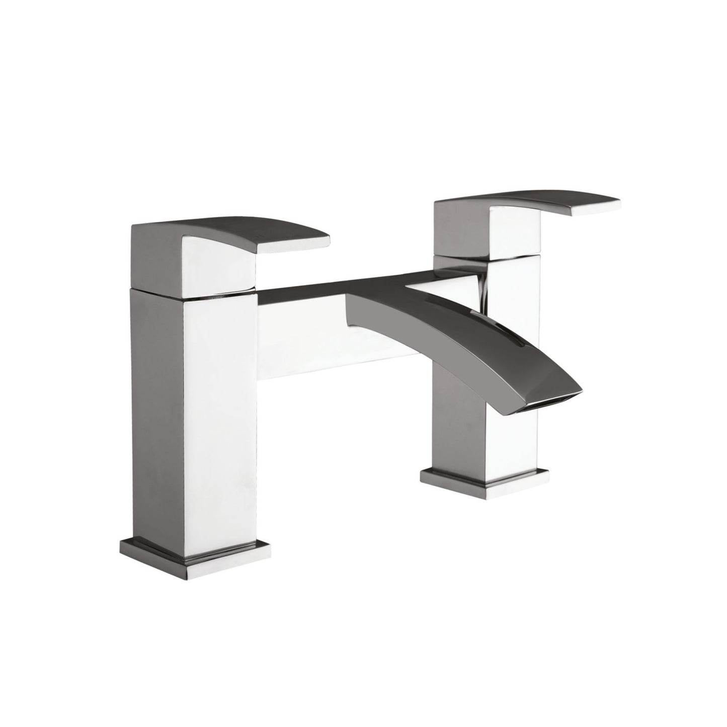 Descent Bath Filler Mixer – 3‑Hole Deck or Wall-Mounted, Chrome