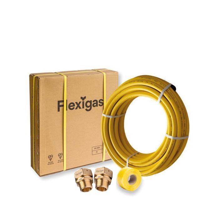 Flexigas DN15 Contractor Kit | Flexible Gas Pipe System UK 15mm x 10m