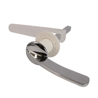 Chrome Metal Cistern Lever – Universal Toilet Flush Handle