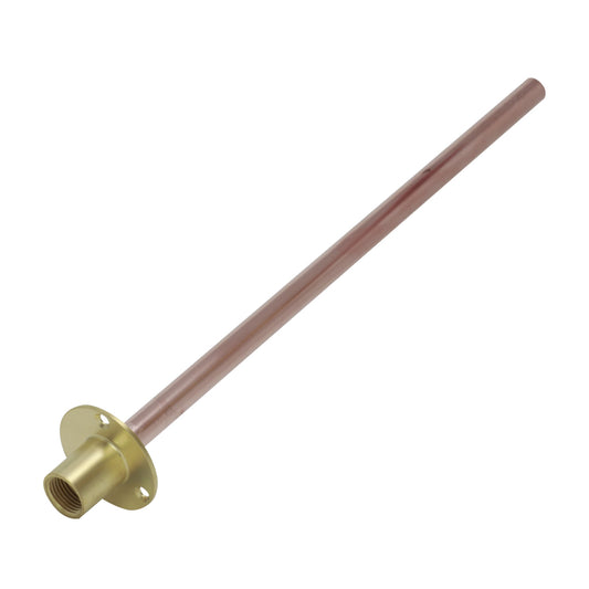 15mm x ½" Wall Plate Elbow with 600mm Copper Tube