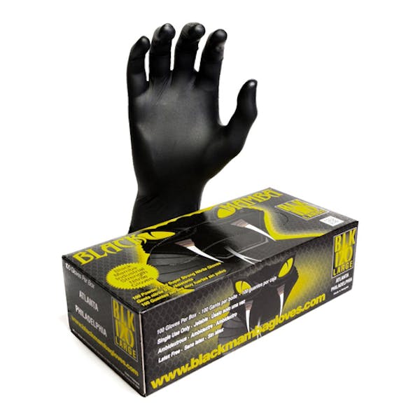 Black Mamba Powder‑Free Nitrile Disposable Gloves – Industrial Strength Protection