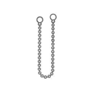 Universal Cooker Stability Chain & Hook Safety Kit – 40 cm Chain, Snap Hook & Dual Brackets