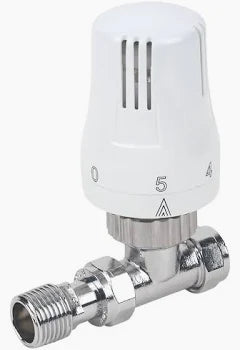 15mm Straight Thermostatic Radiator Valve (TRV)