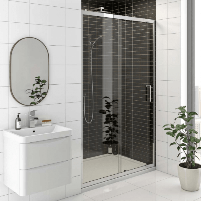 KV8 1200 Shower Enclosure – Frameless Glass Shower Cubicle