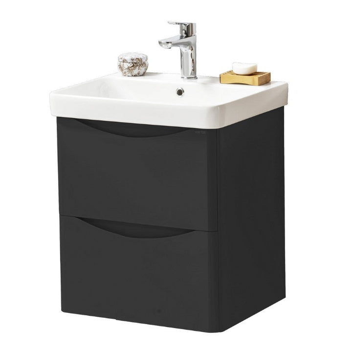 Arc 500mm Wall Mounted Vanity Unit with Basin
