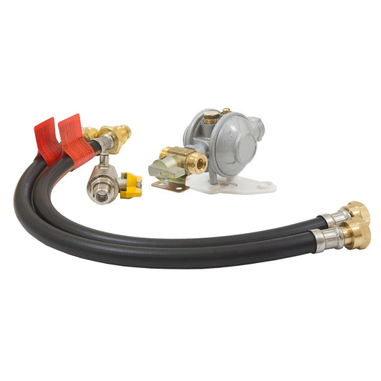 Manual Wall Mounted Changeover Regulator with OPSO & Rubber Pigtails