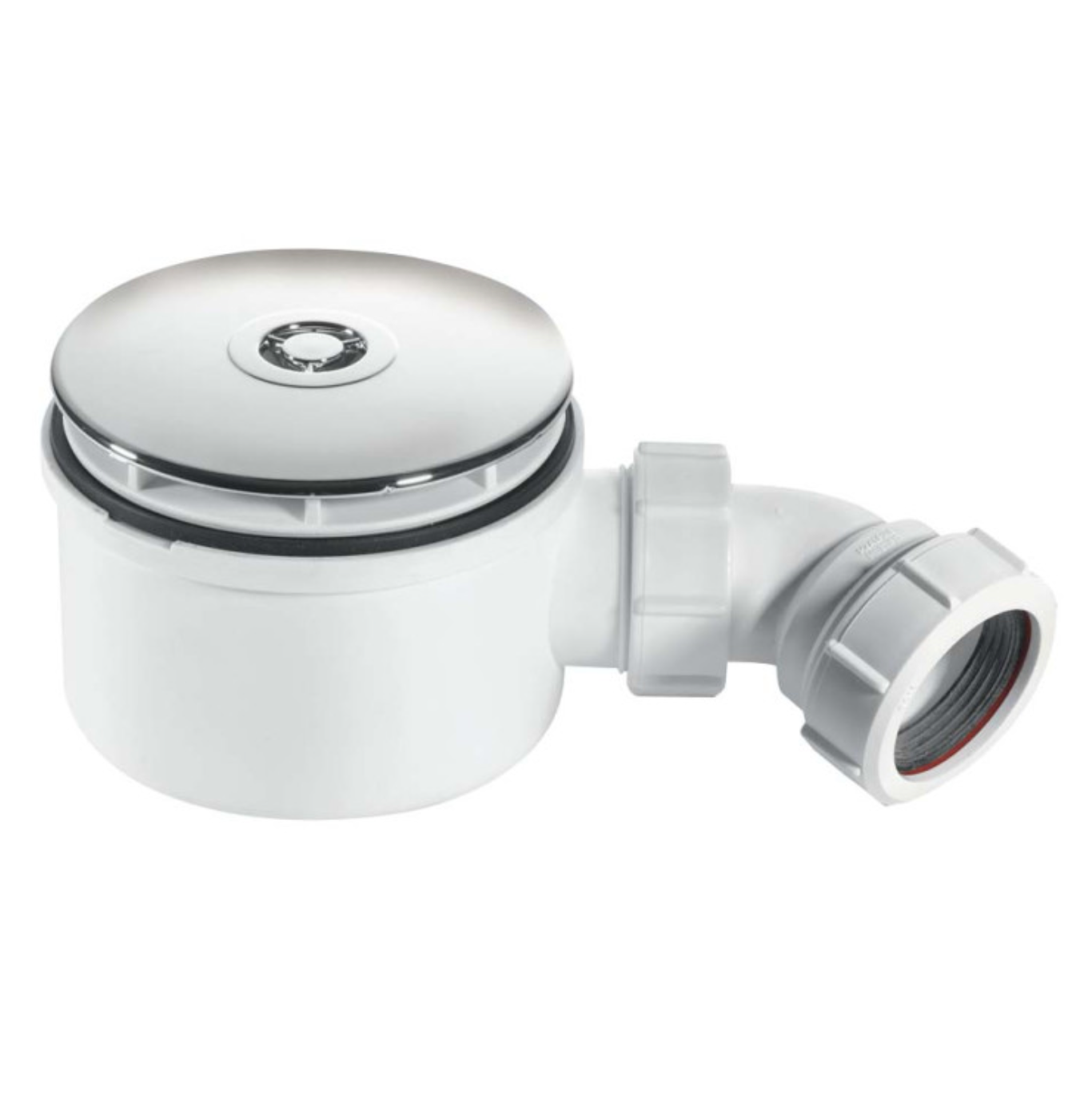 McAlpine ST90CP10-70 - 1.1/2" 90mm Shower Trap - CP Plastic ST90CP10-70