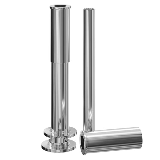 Tap Pipe Shrouds – Chrome Pair for Freestanding Bath Taps