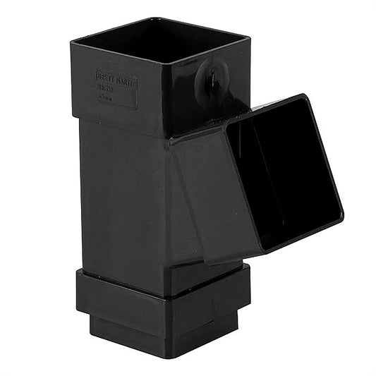 Square Gutter Tee – 114mm T-Junction Connector for Square-Line Guttering