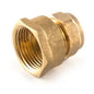 ¾" Female Iron to 15mm Copper Bent Compression Elbow – Brass Pipe Fitting