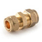 15mm x 12mm Compression Reducer – Brass Plumbing Fitting