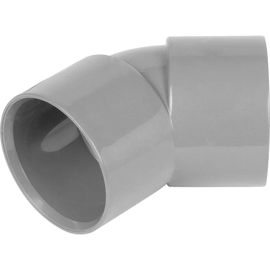 FloPlast 40 mm Grey ABS Solvent-Weld 135° Waste Bend