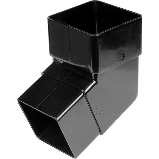 Square Gutter 45° Downpipe Elbow – 65mm Angled Connector