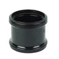 110mm Soil Pipe Single Socket Coupler – uPVC Push-Fit Soil Connector