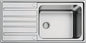 Superdeep Inset Kitchen Sink – 1 Bowl + 1 Drainer, Extra‑Deep, Stainless Steel