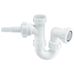 40mm Telescopic Horn Appliance Trap – Dual Spigot Adjustable Waste Trap