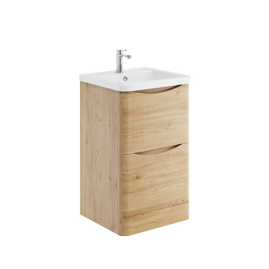 Bella 500 Floor Cabinet with Basin – MFC & Painted MDF