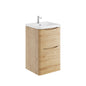 Bella 600 Floor Cabinet with Basin – MFC & Painted MDF