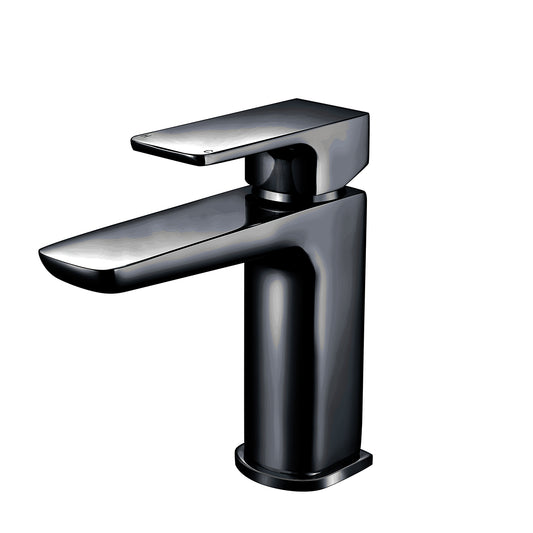 Muro Black Basin Mono Mixer Tap – Matt Black Finish