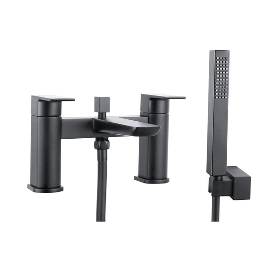 Muro Black Bath Shower Mixer – Matt Black Finish