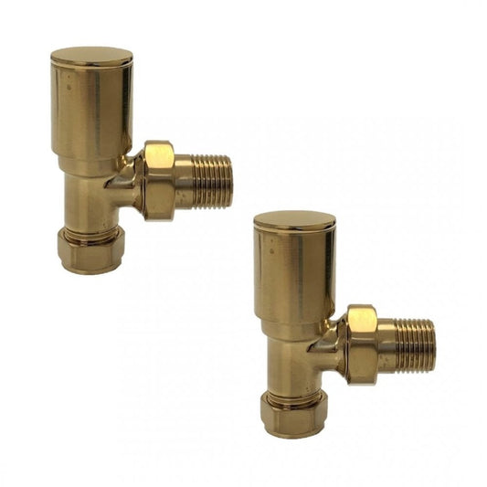 Brass Straight Radiator Valve – 15mm x ½” BSP Connection