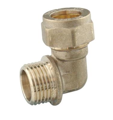 Compression 15mm x 3/4" Elbow – Male Iron