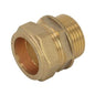 Compression 15mm x 3/8" Straight Connector – Male Iron