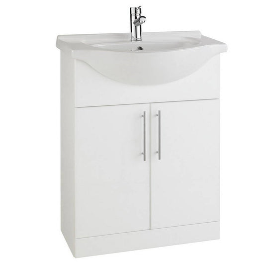 Impakt 650 mm Floor-Standing Vanity Unit – Contemporary Bathroom Storage