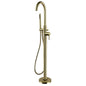 Ottone Wall Free Standing Bath Shower Mixer Brush Brass