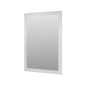 Kore 800 x 500mm Framed Bathroom Mirror – White Gloss