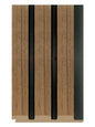Bosco Natural Oak Decorative Wall Panels – 122mm x 12mm x 2600mm