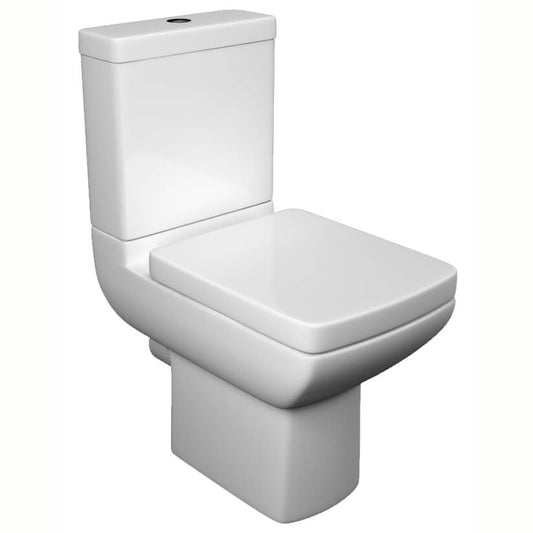 Kartell K‑Vit Pure Close‑Coupled WC with Soft‑Close Seat (Pan POT263PU, Cistern + Seat)