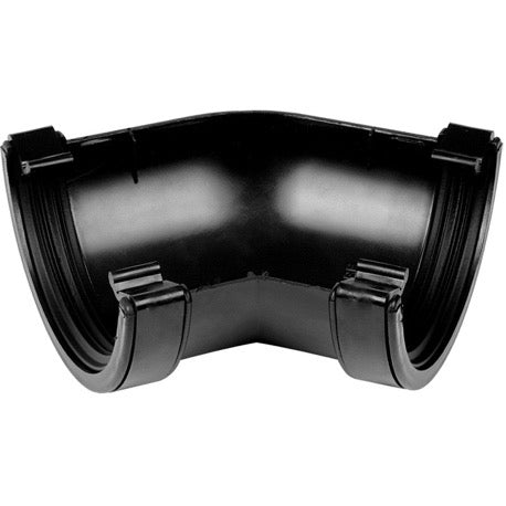 45° Half Round Gutter Angle – External Corner Connector (112mm)