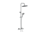 Serena Round Chrome Shower Set with EasyKit – Scudo | Modern Shower Solution