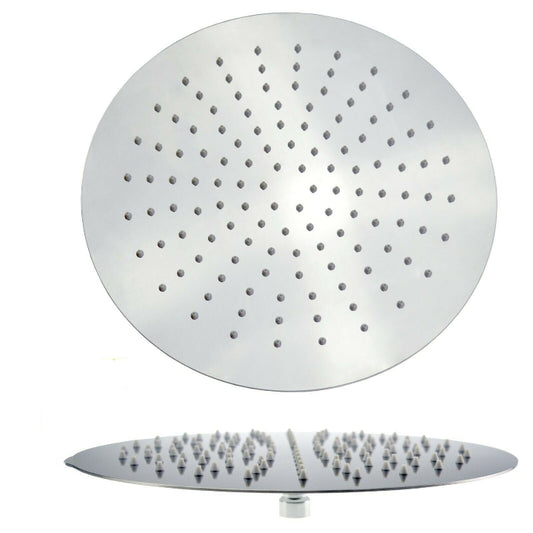 Round Stainless Steel Shower Head – 200mm (Rainfall Style)